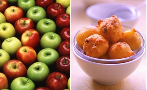 Buñuelos de banana o manzana