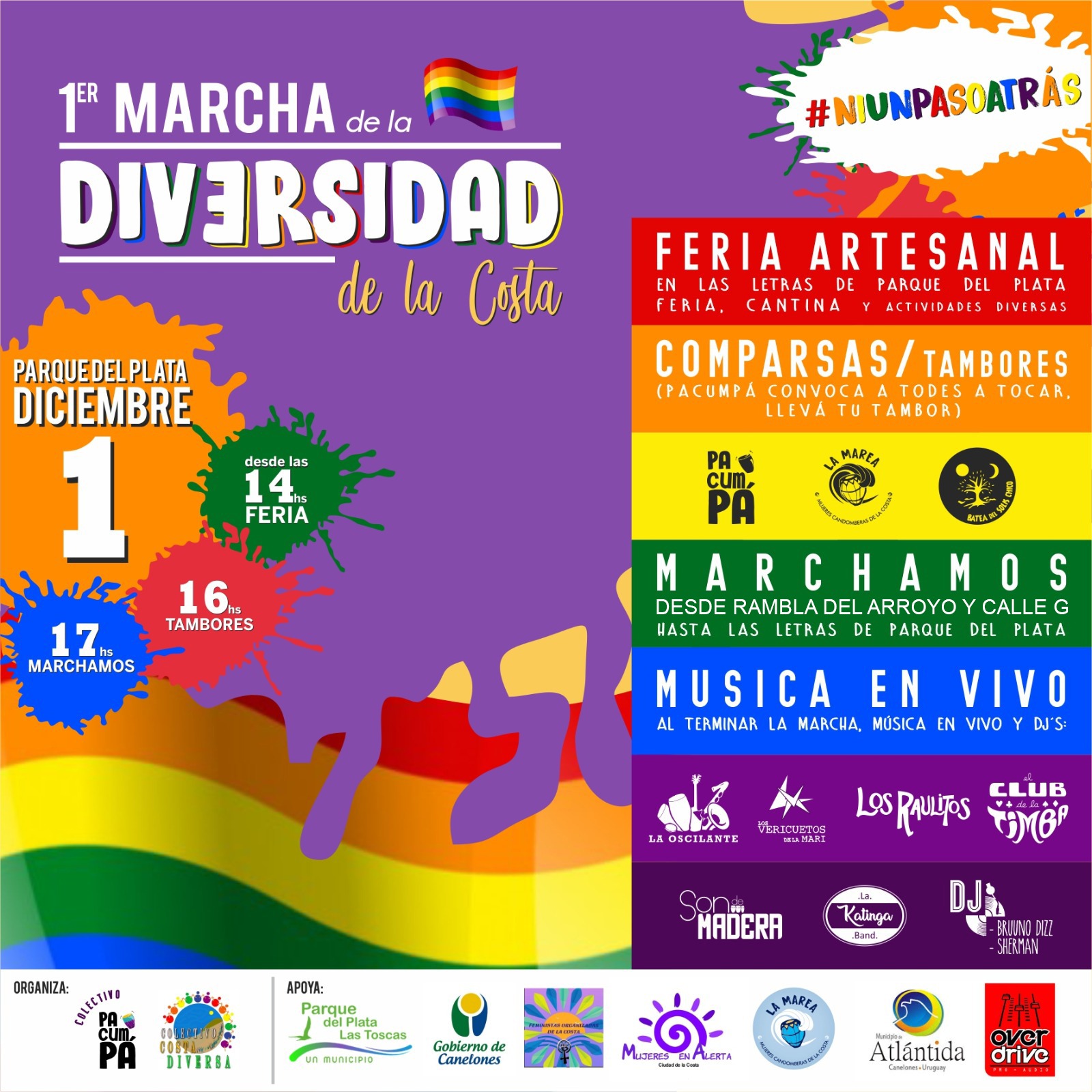 Diciembre arranca con la Marcha de la Diversidad