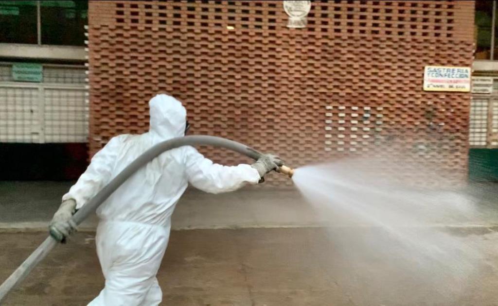 Comienza la desinfección de espacios públicos en Canelones