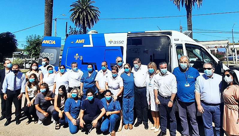 Ambulancia de Same 105 para Santoral y Parque del Plata