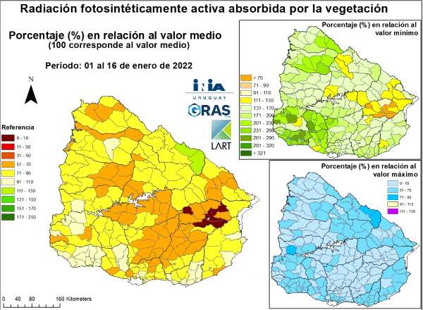Algunos suelos del país tuvieron solo 15% de agua en enero