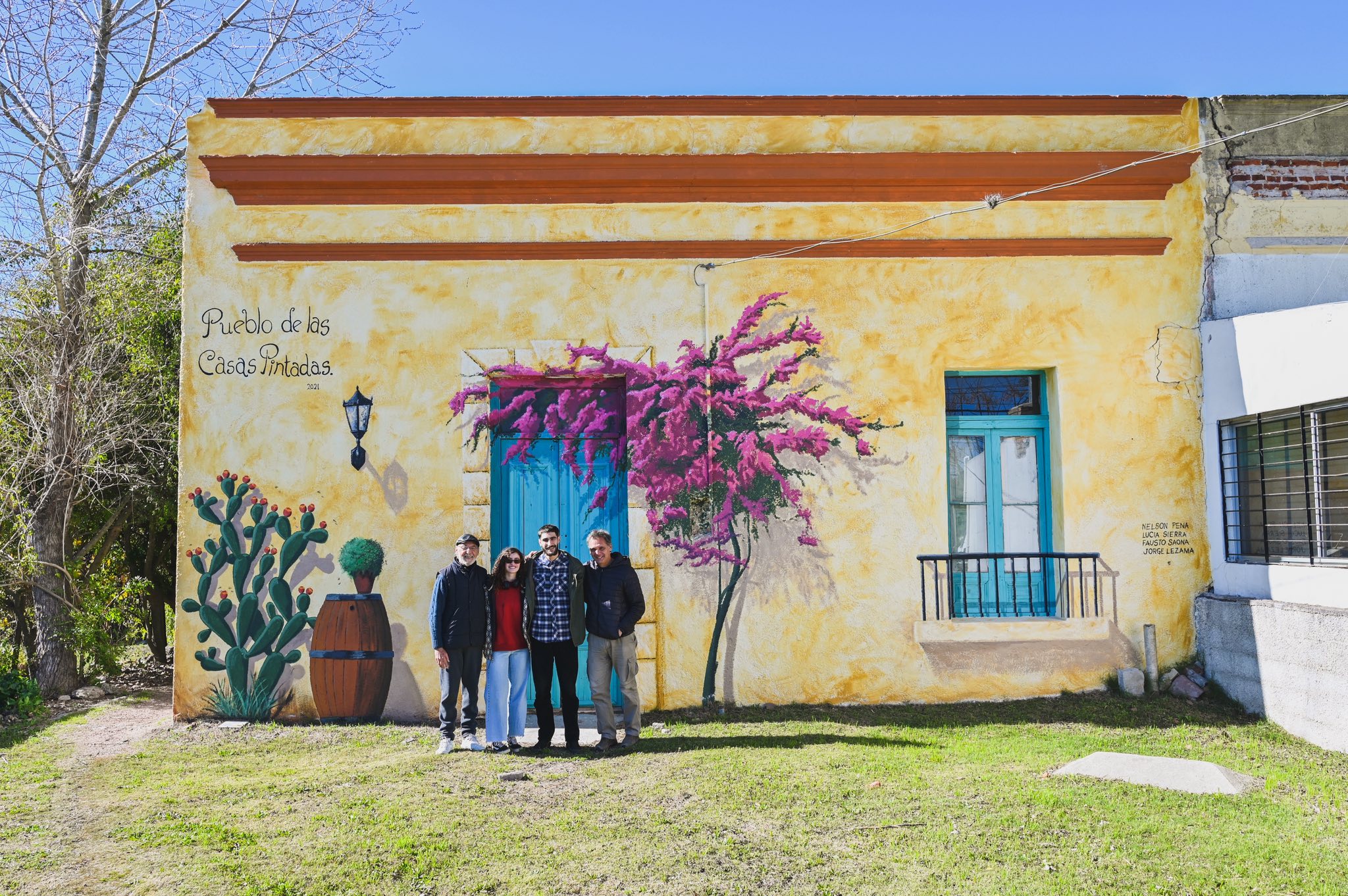 “Pueblo de casas pintadas”desborda de colores a San Ramón