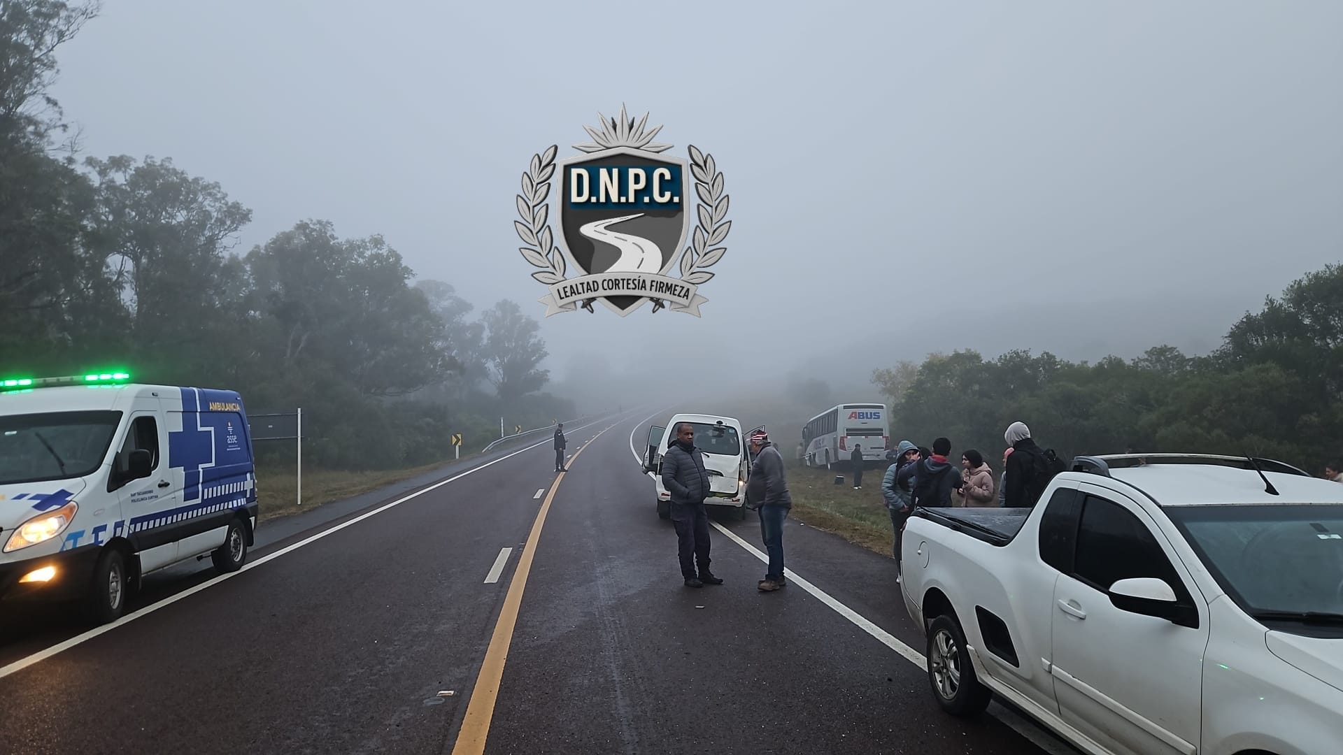 Niebla y accidentes mortales en rutas nacionales